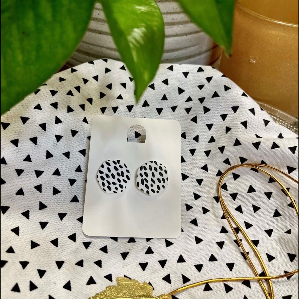 Polymer clay earrings